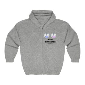 A BJJ Marriage Logo Zip Up Sweater